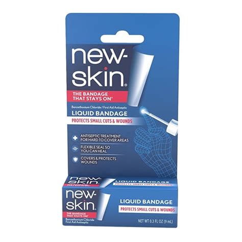 New Skin Liquid Bandage Protects Small Cuts And Wounds 03 Oz 2 Pack