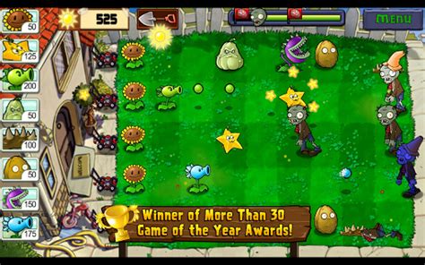Compete with your friends and your level the highest level. Plants vs. Zombies™ v6.0.0 APK+DATA (Mod Gold & Sun ...