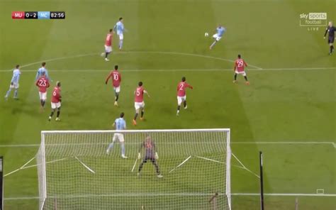A few corners won with united pinned back. Video: Fernandinho scores lovely volley for City vs Man United