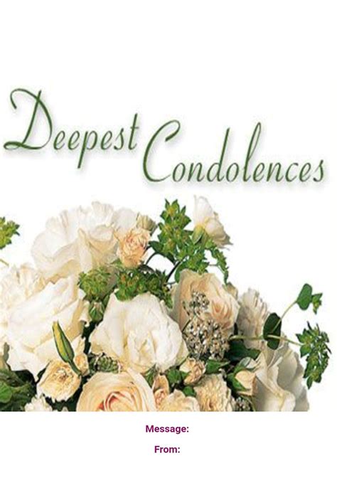 Pin by Cheryl Mcleod on CONDOLENCES | Condolences, Heartfelt condolences, Condolence messages