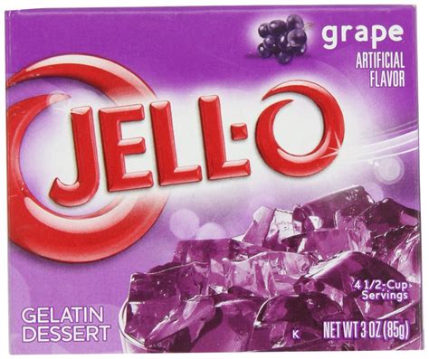 Jell O Gelatin Dessert Berry Blue 3 Ounce Boxes Pack Of