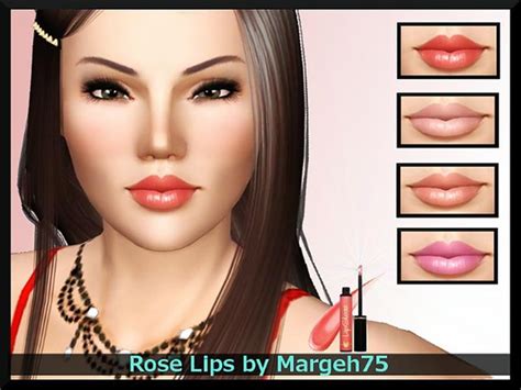 Margeh 75s Ros Gloss Sims 3 Sims Rose