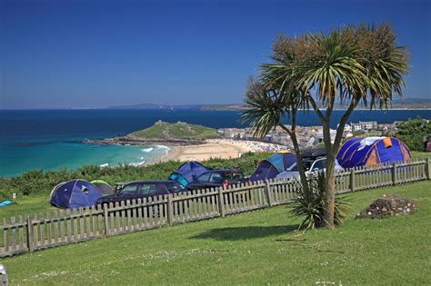 ayr holiday park st ives cornwall ©cool camping uk campsites camping cornwall camping lights