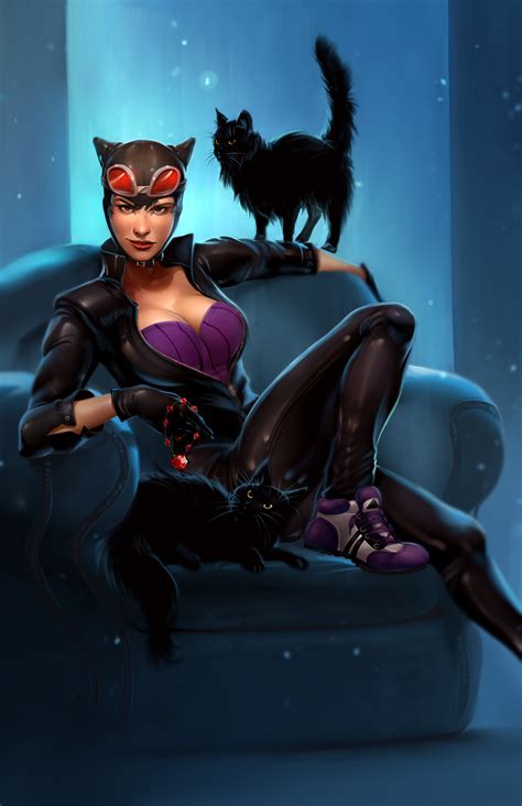 Catwoman By Amber Harris Catwoman Dc Comics Batman Batman