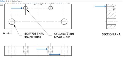 How To Draw Threaded Hole In Autocad 2d Adkins Fricaunt