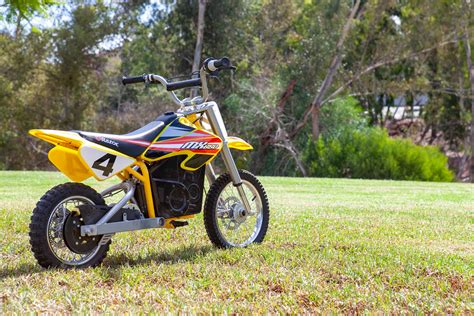 The razor dirt quad bike has dimensions of 43l x 24w x 31.5h and needs to be assembled. MX650 Dirt Rocket - Razor