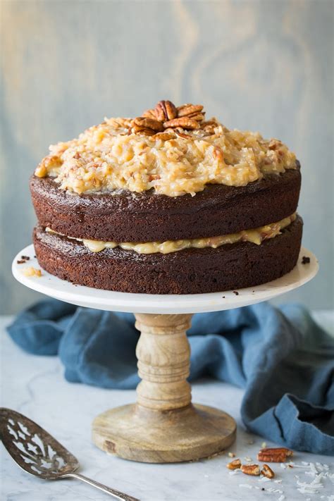 In a large mixing bowl whisk together flour, sugar, cocoa powder, baking powder, baking soda, and salt. The BEST German Chocolate Cake - Cooking Classy
