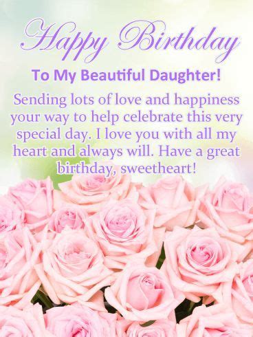 There is nothing as powerful as mother's love, and nothing… Pin on Happy Birthday Wishes For Daughter