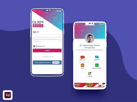 But what is the difference between a mobile app and a web app? Mobile App UI Login and Profile Vieew by Devidasan MV on ...