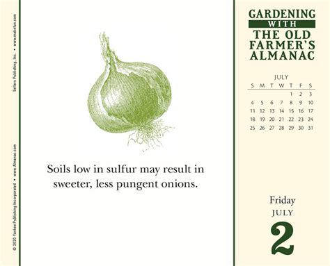 Old Farmers Almanacgardening 2021 Calendar Sellers Publishing