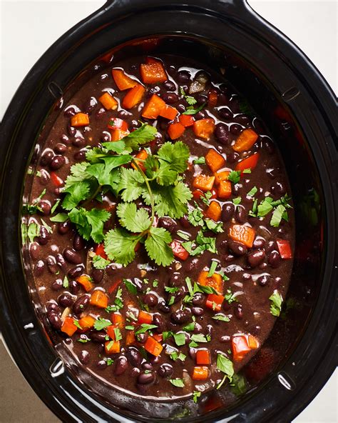 Recipe Slow Cooker Vegetarian Black Bean Soup Kitchn