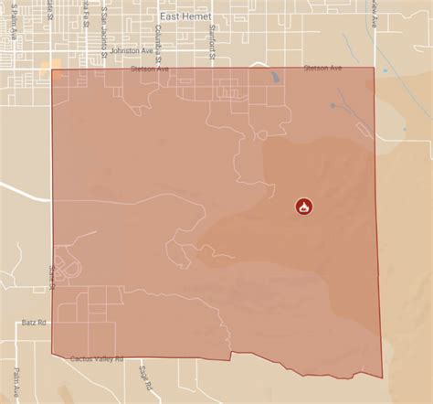 California Fire Map Update As Fairview Blaze Near Hemet Quadruples In Size