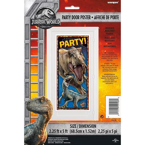 Jurassic World Birthday Door Decoration Party Expert