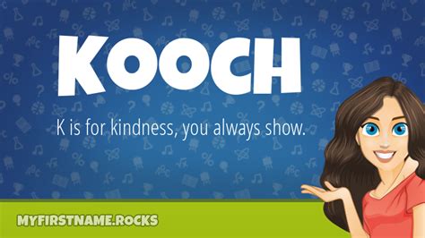 Kooch First Name Personality And Popularity