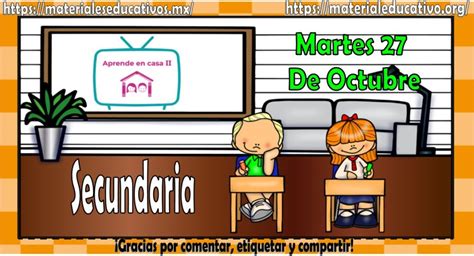 Preguntas Y Videos De Aprende En Casa II Mis Clases De Secundaria Del