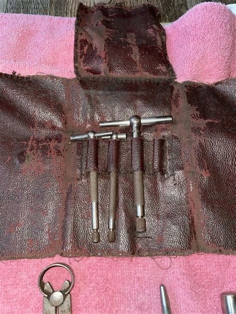 Vintage Machinist Tool Lot Lufkin Starrett Federal Brown Sharpe Gauges