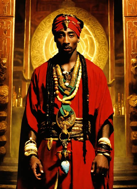 Lexica Tupac Shakur As Amaru Serpent Priest In Full Ceremony Dress