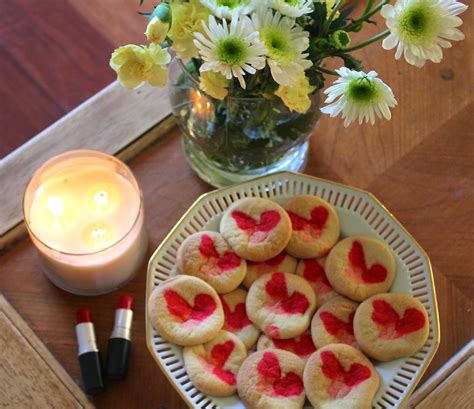 These cookies come from the heart. Pillsbury Valentine's Day Cookies Flowers MAC Lipstick www ...
