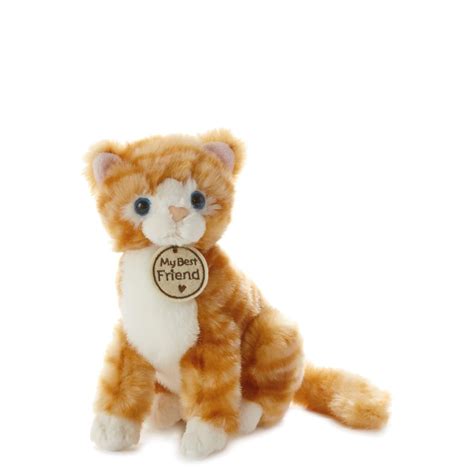 Realistic Tabby Cat Stuffed Animal
