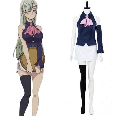 Seven Deadly Sins Elizabeth Liones Cosplay Custome Free Shipping