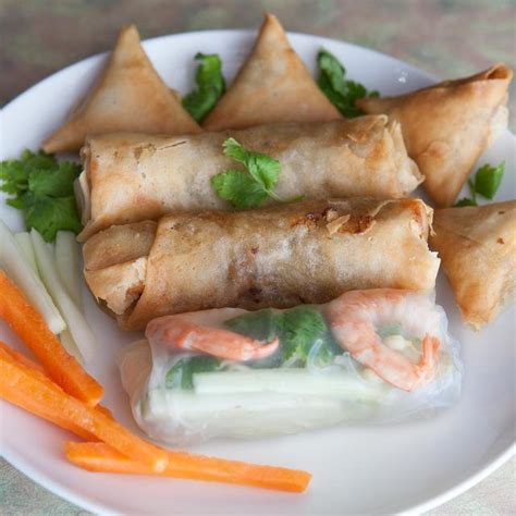 How To Use Spring Roll Skins Spring Roll Skin Spring Rolls Baked