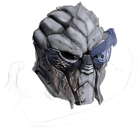 Garrus Commission Wip By Meat Artworx On Deviantart