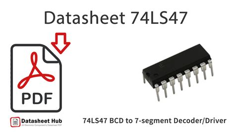74ls47 Bcd To 7 Segment Decoderdriver Open Collector Datasheet Hub