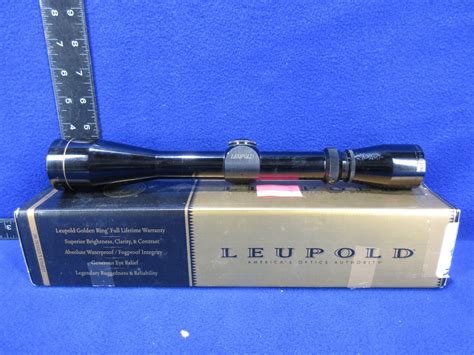Leupold Vari X Iic 3x9 Rifle Scope Appears Clear