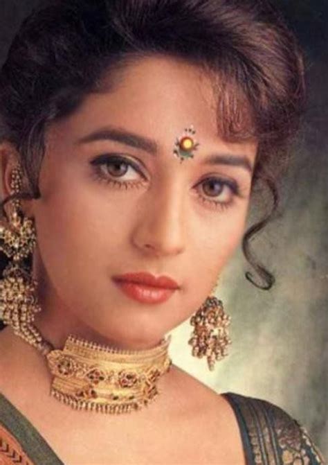 Madhuri Dixit Queen Of The 90s Bindis Though I Vintage Indian Clothing