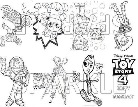 80 toy story pictures to print and color. Toy Story 4 Mini Coloring Book | Goodie Bag Favor| Party Bag Favor | Coloring Page| Birthday ...