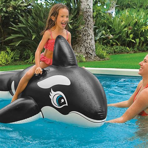 Intex Inflatable Whale Pool Ride On Pool Floats Pool Inflatables