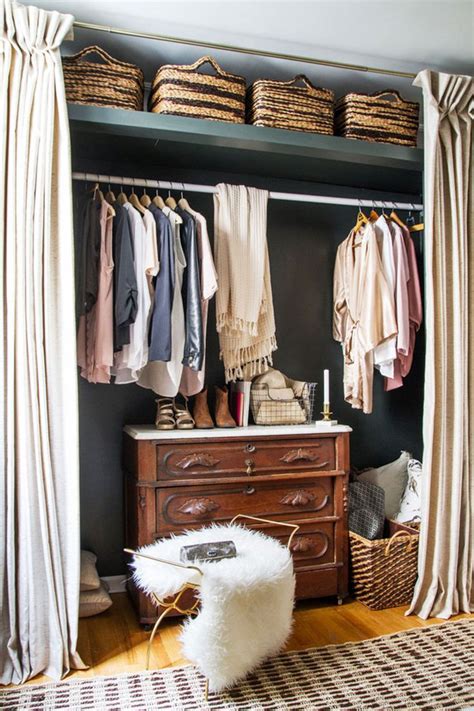 How To Cover A Closet Without Doors Inexpensive Options Impressive Interior Design Small