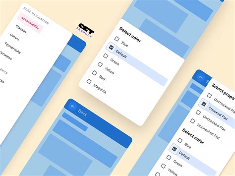 React UI Kit For Web Apps Designed In Figma On Behance