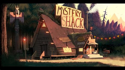 Mystery Shack Artwork Gravity Falls Hd Wallpaper Wallpaper Flare