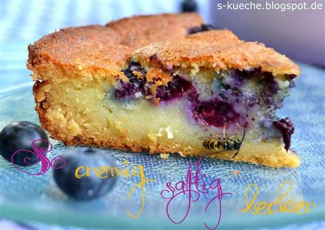 Custard filled Blueberry Cornbread / Maiskuchen mit Blaubeeren (mit ...