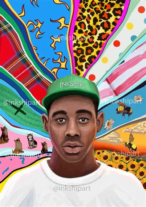 Tyler The Creator Poster Hip Hop Poster Rap Print Odd Etsy Hip Hop