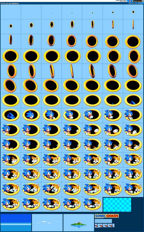 The Spriters Resource Full Sheet View Sonic Chaos Fan