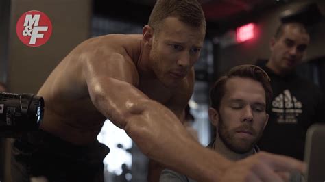 Auscaps Tom Hopper Shirtless In Muscle And Fitness Photoshoot