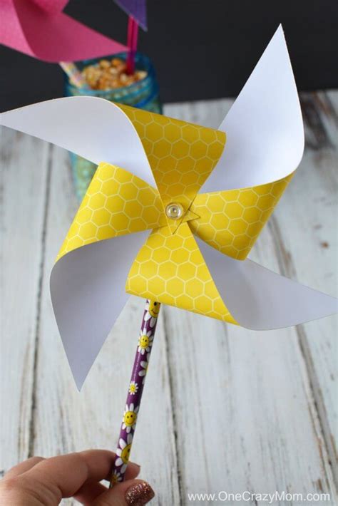 How To Make Paper Pinwheels Easy Paper Pinwheels Diy