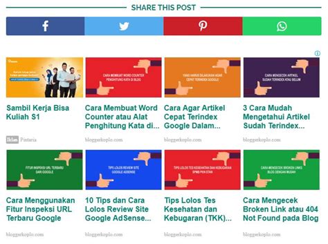 Cara Mendapatkan Iklan Matched Content Google Adsense Blogger Koplo