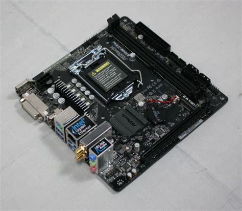 Visual Inspection The Asrock B360m Itxac Motherboard Review Tiny