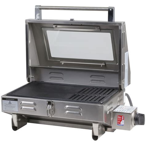 Portable Gas Bbq Stainless Steel 316 Grade Rv Grill For Marine Caravan