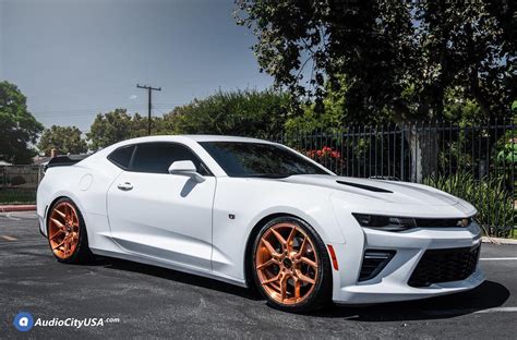 2018 Chevrolet Camaro Ss 6th Gen White With Brushed Copper Giovanna