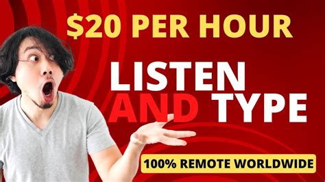 $20 PER HOUR, TYPING JOBS WORK FROM HOME NO DEGREE, INTERVIEW OR
