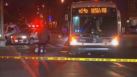 Mta Bus Driver Arrested After Woman Hit Has Leg Pinned Under Bus Abc7 New York