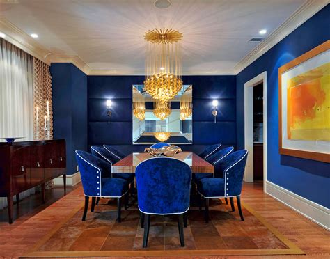 25 Blue Dining Room Designs Decorating Ideas Design