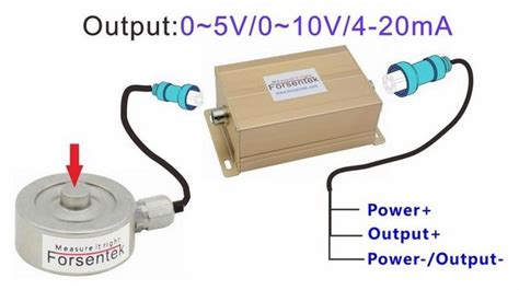 Compression Type Load Cell 0 10v Output By Using Load Cell Signal