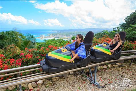 Jamaica Bobsled Skyride Zipline And Dunns River Falls Combo