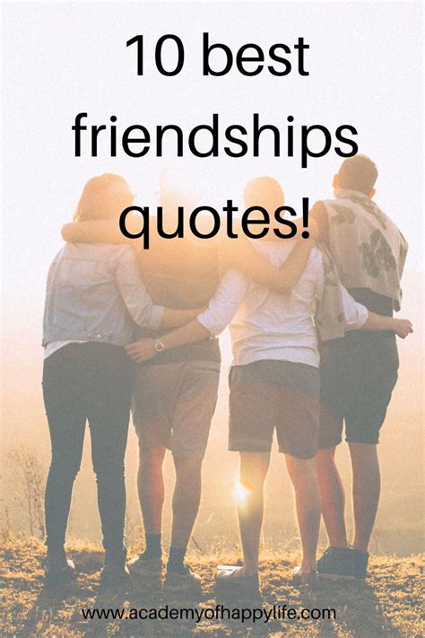 Four Friends Hugging Each Other With The Words 10 Best Friendships