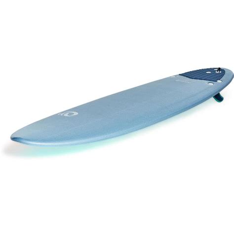 Tabla Surf Espuma Shortboard Olaian 900 7 Adulto Azul Gris Estampado